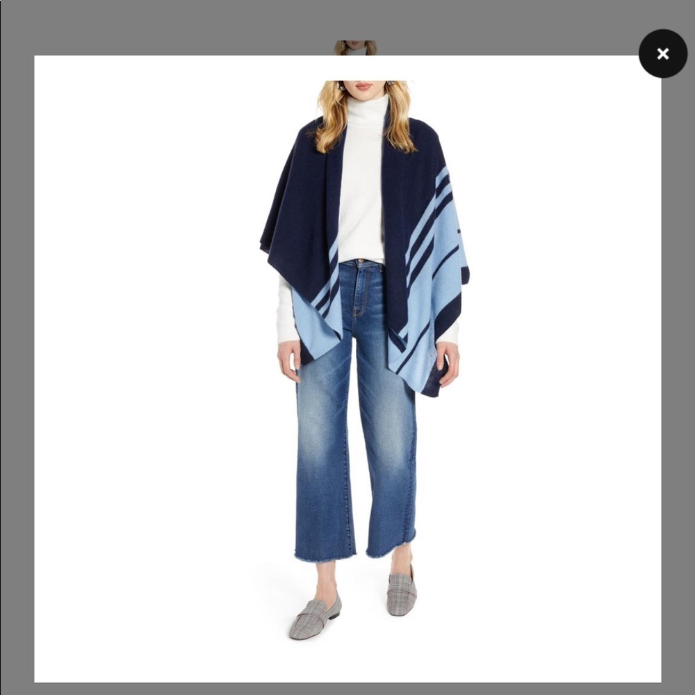 Halogen 100% cashmere scarf/wrap